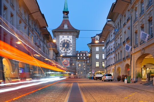 Bern, Switzerland Old Town at the Clock Tower