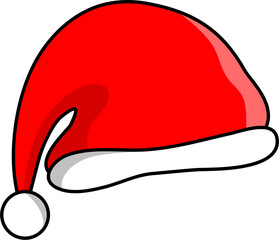 Funny and cute small Santa's hat for Christmas