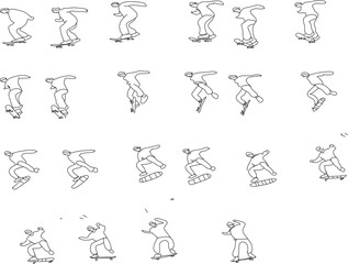 skating image sequence.
