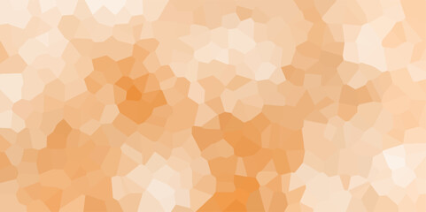 orang and white crystallize abstract background vector illustration. Abstract Trianglify gradient Generative Art background illustration.light abstract mosaic polygonal background .