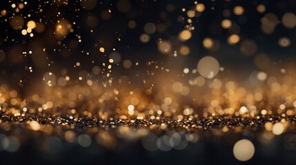 gold, dust, light, sparkle, luxury, glow, christmas, confetti, magic, shine. banner with a...