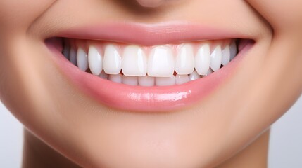 Teeth whitening concept Comparison of a clean and dirt