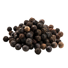 Obraz premium Black Pepper, transparent background, isolated image, generative AI