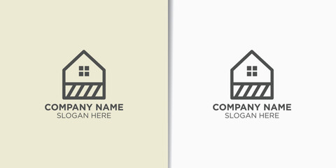 construction logo design vector, building logo inspiration