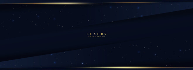 Luxury and elegant vector background illustration, business premium banner for gold and silver - obrazy, fototapety, plakaty