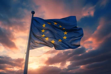 Fotobehang european union flag.  © D