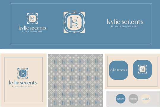Logo set kylie for fragrance.