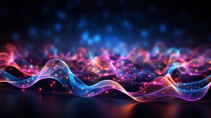 futuristic, background, technology, abstract, network, line, light, connection, communication, future. hi-end image background abstract wave red, blue light for technology banner generate via AI.