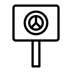 protest line icon
