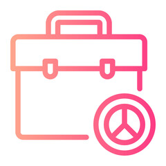 briefcase gradient icon