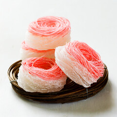 Nectarous Nest: Dragon's Beard Candy (Chinese cotton candy) Unravels a Tapestry of Delight
