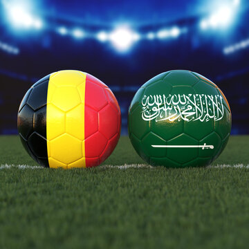 Belgium Vs. Saudi Arabia Soccer Match