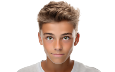 Wonderment in a Child's Expression On Transparent Background