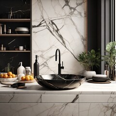 kitchen interior generated Ai