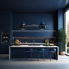 modern living room generated Ai