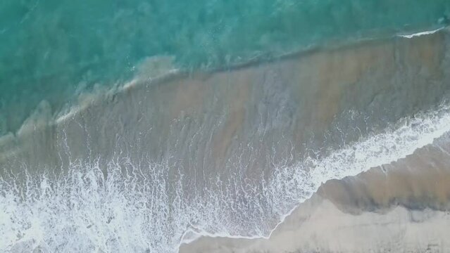 Aerial View of the Colorful Fishing Boats on the Baticaloa Beach, Sri Lanka.