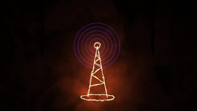 Technological networks. Concept for wireless mobile telecommunication services. 