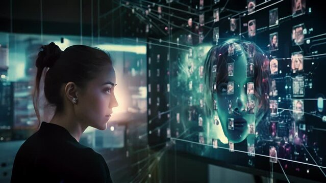 A detailed view of a computer program analyzing and editing a , showcasing how AI technology can enhance and manipulate images in ways that were previously only achievable by human