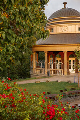 Little Art Nouveau temple on a hill in Stuttgart: the pretty Teehaus