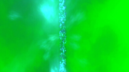 green water splash
