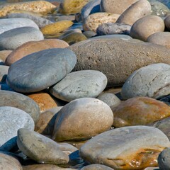 Rocks stones on the beach