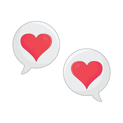 love message illustration