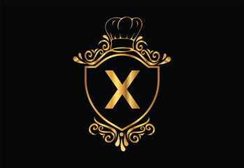 Kitchen chef had with latter X illustrator icon