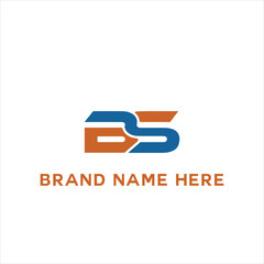 BS logo. B S design. White BS letter. BS, B S letter logo design. Initial letter BS linked circle uppercase monogram logo. B S letter logo vector design.	
