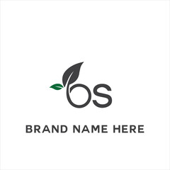 Obraz premium BS logo. B S design. White BS letter. BS, B S letter logo design. Initial letter BS linked circle uppercase monogram logo. B S letter logo vector design. 