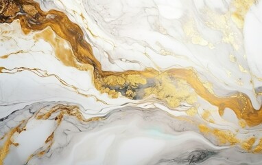 Indoor patterns. Natural white and gold marble texture for skin tile wallpaper luxurious background. Creative stone ceramic art wall interiors design. AI Generative