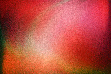 Color gradient dark grainy background, red orange yellow vibrant abstract on black, noise texture effect