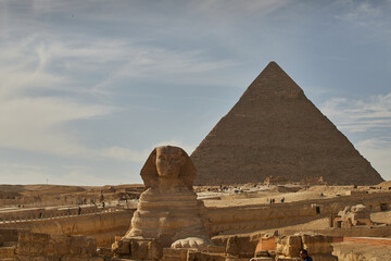 The Sphinx and Khafre Pyramid