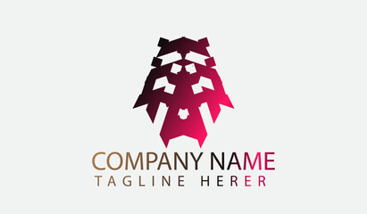 Obraz premium Elegant abstract logo design template. Creative logotype concept.