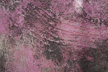 Worn pale pink concrete wall texture background. Textured plaster