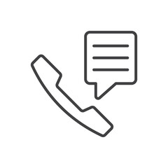 Telephone Message Icon