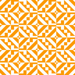 Triangles ,squares, checks, rhombuses, diamonds seamless pattern. Geometrical ornate. Folk wallpaper. Tribal motif. Geometric background. Ethnic ornament. Textile print, abstract illustration. Vector - obrazy, fototapety, plakaty
