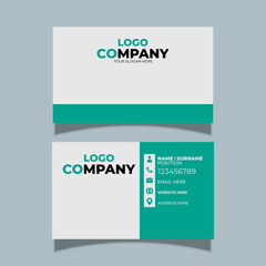 business card design modern template, business card vector, logo, stationery.