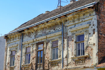 Destroyed Building In Vukovar City Center - Vukovar, Podunavlje, Croatia, Europe
