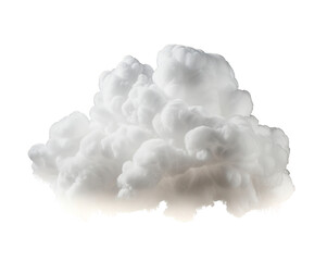 Cloud isolated on transparent background. PNG