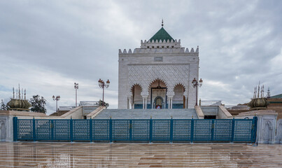 02_Panorama to Mohammed V's Mausoleum   in Rabat, Morocco.