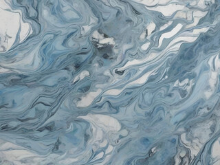 Tranquil Azure Marble Oasis: Refreshing Blue Serenity Texture Elegance
