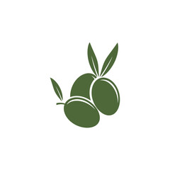 Olive logo vector template symbol element nature