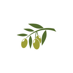 Olive logo vector template symbol element nature