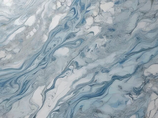 Soothing Aqua Stone Elegance: Calm Minimalistic Veined Marble Design