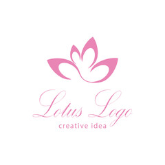 Lotus logos vector template symbol element nature