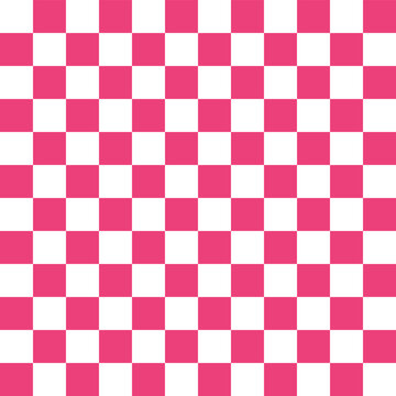 Pink Checker Pattern. Checker Pattern Vector. Checker Pattern. Decorative Elements, Floor Tiles, Wall Tiles, Bathroom Tiles, Swimming Pool Tiles.