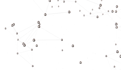 Concept of Network, internet communication. 3d illustration