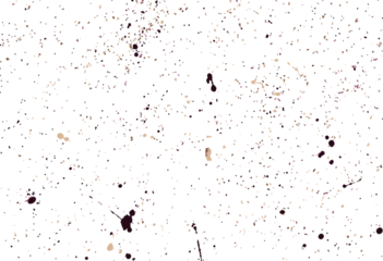 Fotobehang Fondo abstracto de salpicaduras en colores tierra, tintas a varios colores salpicadas. Textura estarcida vectorizada con colores agrupados. Chorro de pintura real, salpicado con spray © Laura Bustos