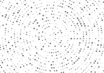 Abstract light background with dark dots of different sizes. Template for screensavers, packaging, posters, banners and creative ideas.