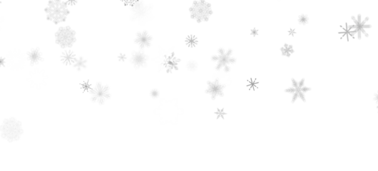 Snowflake Bliss: Striking 3D Illustration Showcasing Falling Holiday Snowflakes